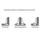 GRASS Tiomos SCHARNIER-SYSTEM, TOPF 6065G in verschiedenen Ausführungen