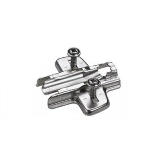 Anschraub-Kreuzmontageplatte Distanz 0.0 mm passend zu Hettich Sensys 8645i TH 52