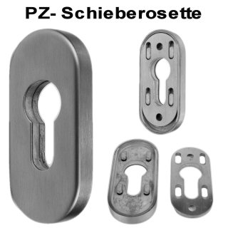 Schiebe- Schutzrosette f&uuml;r Profilzylinder