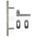 Edelstahl Haustür Griff- Beschlag- Set in...