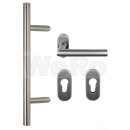 Edelstahl Haustür Griff- Beschlag- Set in...