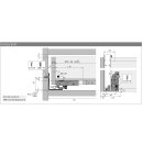 Auszugsführung Hettich Actro 5D Vollauszug mit Silent System für Holzschubkästen
