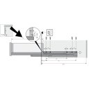 Hettich Vollauszug Quadro 4D V6 mit Silent System f&uuml;r Holzschubk&auml;sten